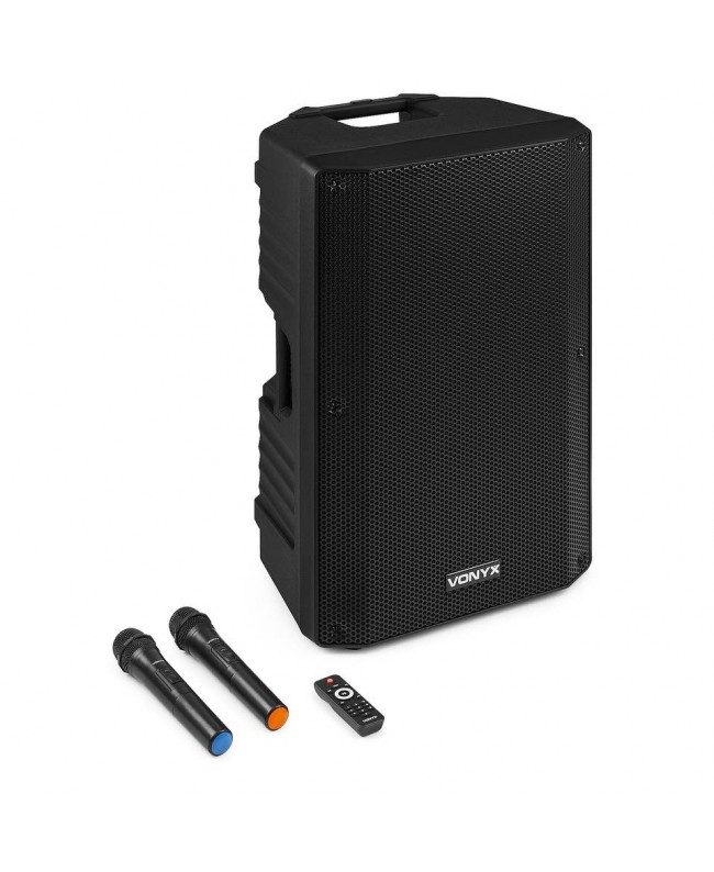 Vonyx VSA700 Port.System 15 2HH UHF Battery powered PA