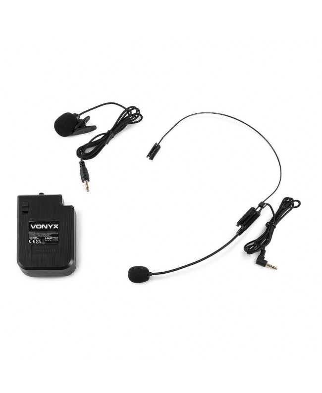 Vonyx VSA500-BP Port.System 12HH+BP UHF Akkubetriebene PA-Lautsprecher