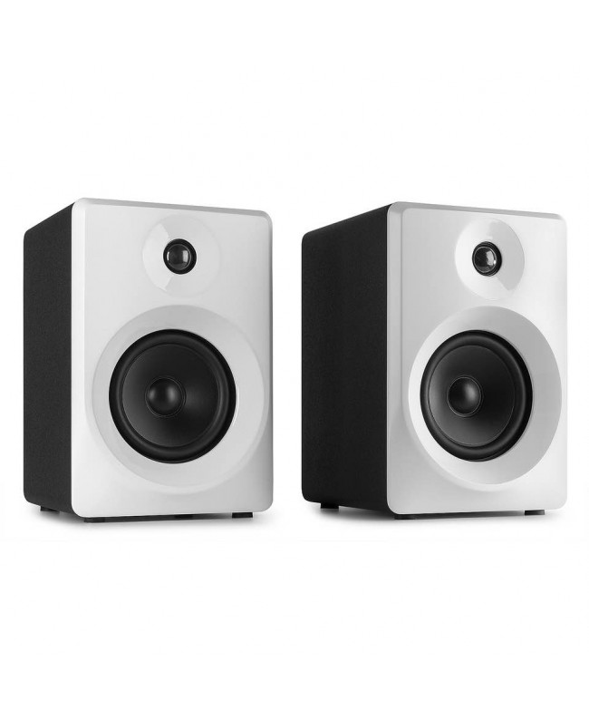 Vonyx SMN40W Act.StudioMonitor 4Pair Wht Active Nearfield Monitors