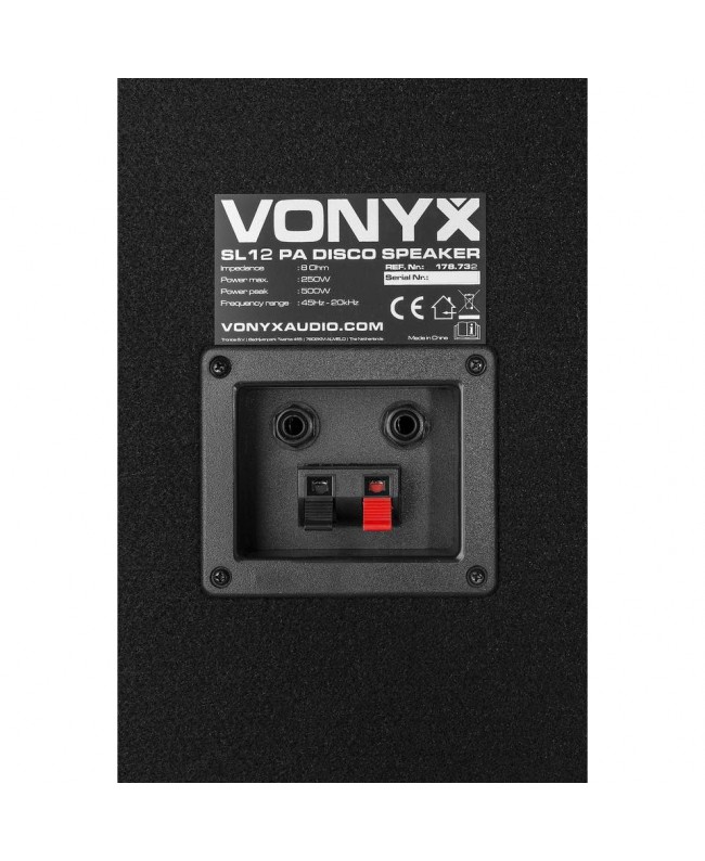 Vonyx SL12 PA-Box 12inch/600W Passive Lautsprecher