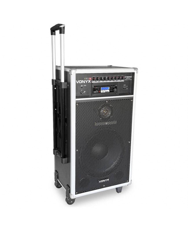 Vonyx ST180 MK2 Port.System 12CD 2UHF Diffusori a batteria