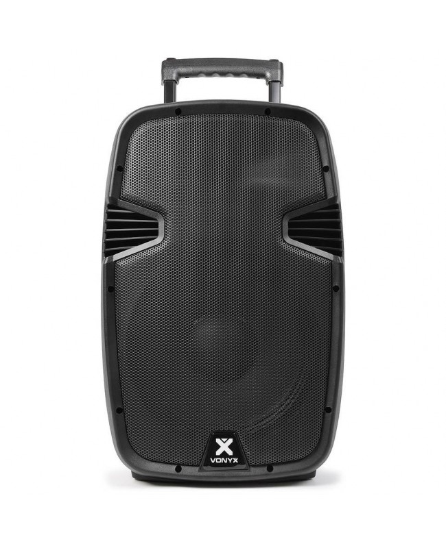 Vonyx SPJ-PA912 Mobile Amp ABS 12 2 UHF Diffusori a batteria