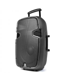 Vonyx SPJ-PA915 Mobile Amp ABS 15 2 UHF Akkubetriebene PA-Lautsprecher