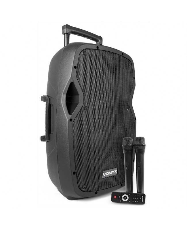 Vonyx AP1200PA Mobile Amp 12 2HH-UHF BT Diffusori a batteria