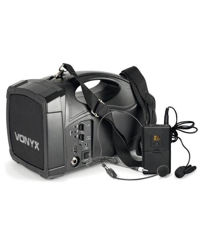 Vonyx ST012 Pers. PA Wireless System UHF Battery powered PA