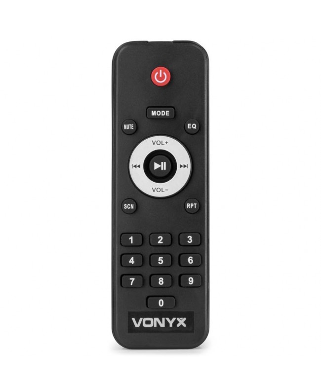 Vonyx AP1500PA Mobile Amp 15 2HH-UHF BT Akkubetriebene PA-Lautsprecher