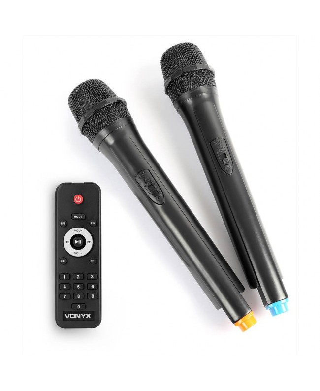 Vonyx AP1500PA Mobile Amp 15 2HH-UHF BT Akkubetriebene PA-Lautsprecher