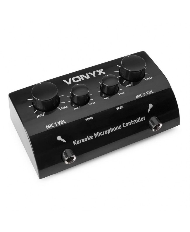 Vonyx AV430B Karaoke Microph. Contr.Blk Zubehör