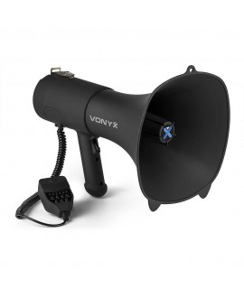 Vonyx MEG090 90W rec,sir,Batt,micr,USB,BT Megafone