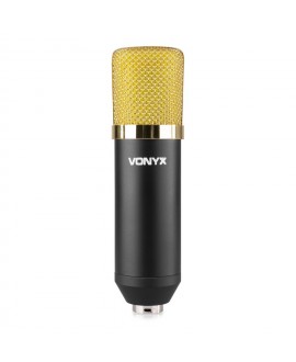 Vonyx CM400B Studio Cond. Micro 48V Black Large Diaphragm Microphones