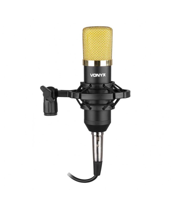 Vonyx CM400B Studio Cond. Micro 48V Black Large Diaphragm Microphones