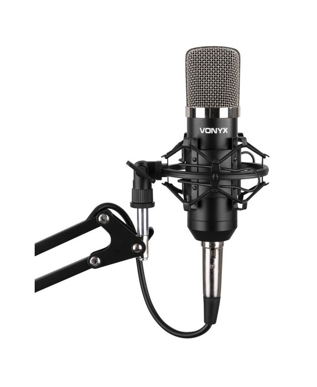 Vonyx CMS400 Studio Set micro Cond Silber USB Mikrofone