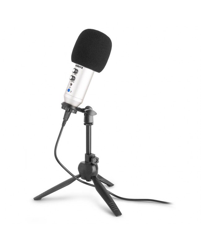 Vonyx CM320T Studio Micro USB Titanium USB Mikrofone
