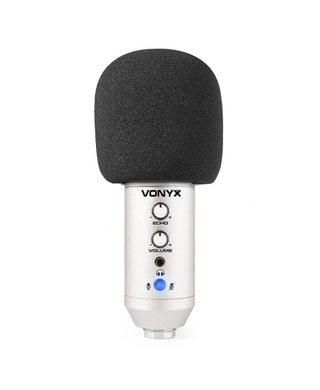 Vonyx CM320T Studio Micro USB Titanium USB Mikrofone
