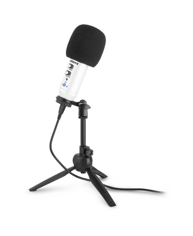 Vonyx CM320W Studio Micro USB Weiß USB Mikrofone