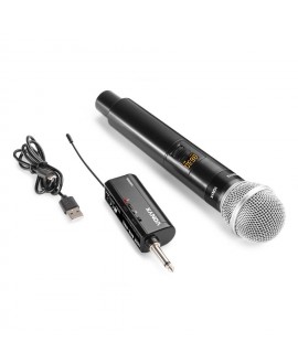 Vonyx WM55 Wirel.Micro 1xUHF plug-in 16CH Drahtlossystem mit Handsender