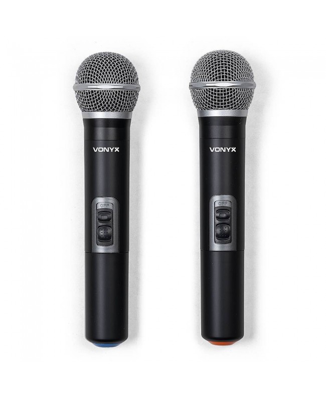 Vonyx VMA106 Mischpult 6CH. Amp.2UHF ABS-Gehäuse Analog Mixer