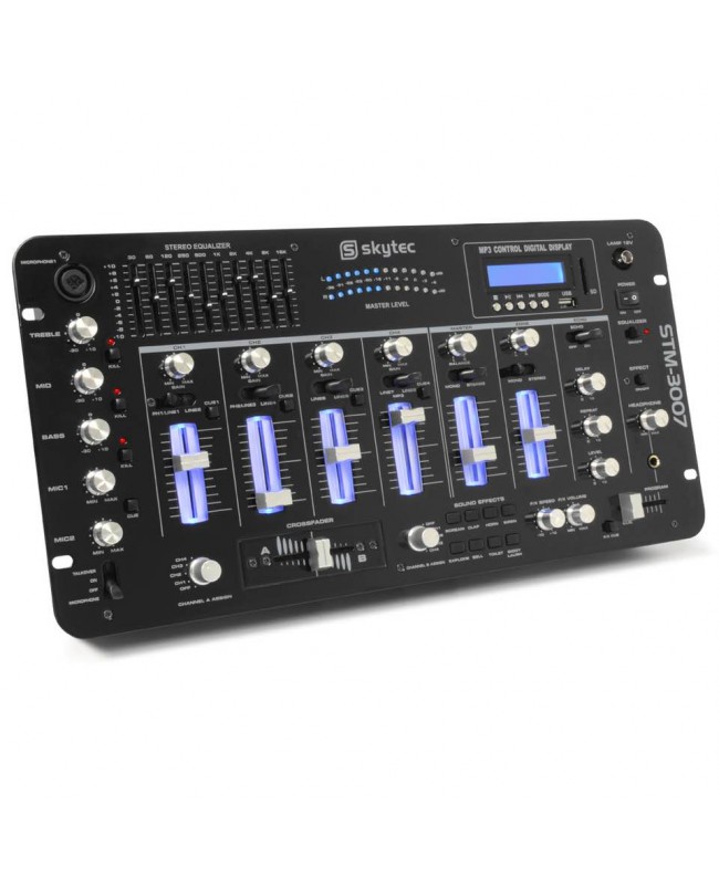 Vonyx STM3007 6ch LED/MP3/BT mixer 19 19" Rack Mixers