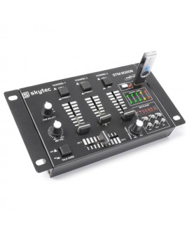 Vonyx STM3020B 4ch. USB/SD mixer Black Mixer per DJ