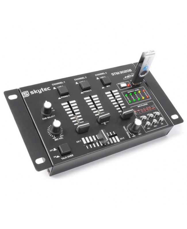 Vonyx STM3020B 4ch. USB/SD-Mixer Schwarz DJ-Mixer