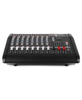 Vonyx AM8A 8 Channel Amplified Mixer BT Analog Mixer