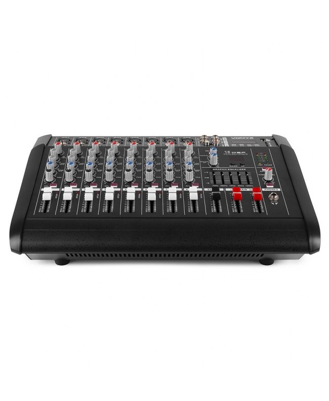 Vonyx AM8A 8 Channel Amplified Mixer BT Analog Mixer