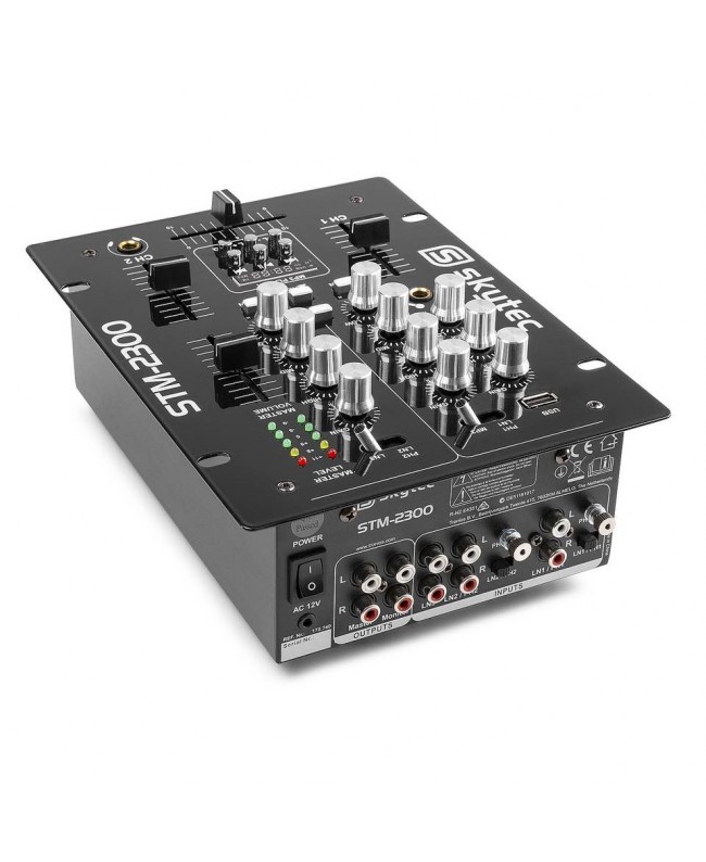 Vonyx STM2300 2K/MP3-Mischpult Analog Mixer
