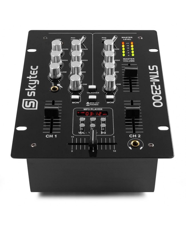 Vonyx STM2300 2K/MP3-Mischpult Analog Mixer