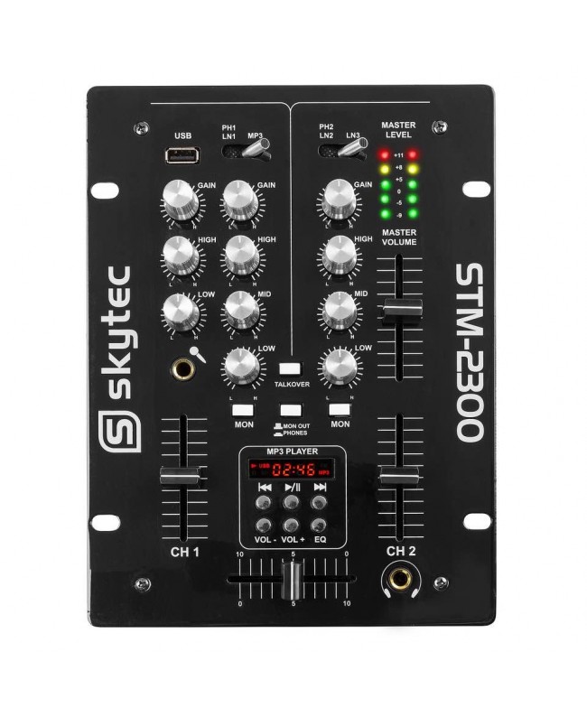 Vonyx STM2300 Mixer 2Ch/MP3 Mixer analogici