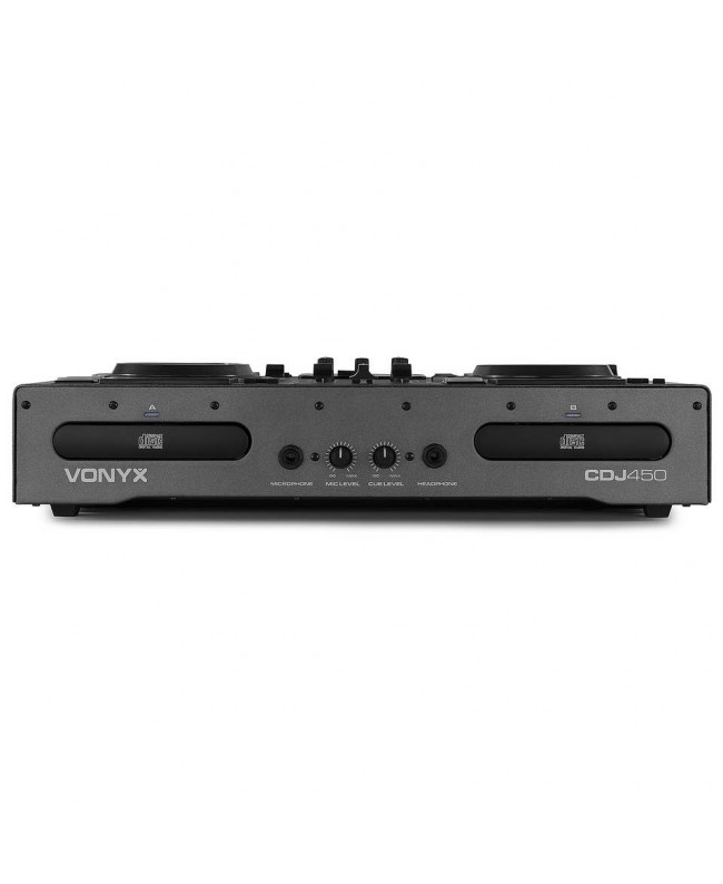 Vonyx CDJ450 Double CD/MP3/USB, BT Statio DJ-Mixer