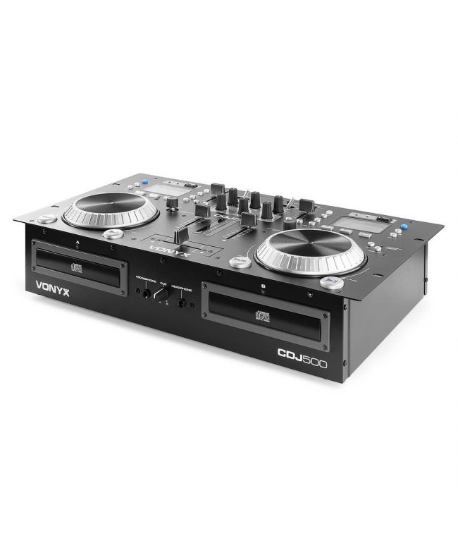 Vonyx CDJ500 Double CD/MP3/USB/BT Ampl.S DJ mixers