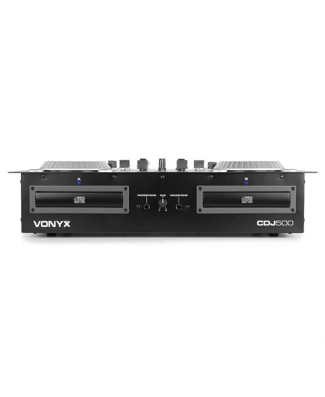 Vonyx CDJ500 Double CD/MP3/USB/BT Ampl.S DJ mixers