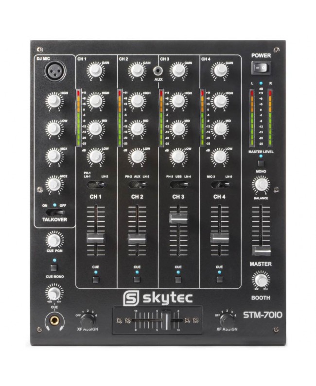 Vonyx STM7010 4 Ch DJ Mixer USB Mixer DJ mixers