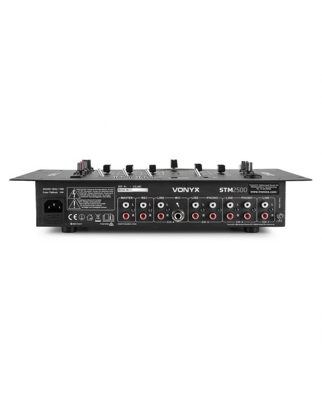 Vonyx STM2500 Mixer 5 ch BT/MP3 DJ mixers