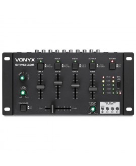 Vonyx STM3025B, 7ch. Mischpult/USB MP3 BT DJ-Mixer