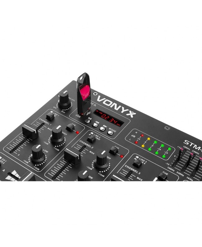 Vonyx STM2290 Mixer 6ch/eff/MP3/BT DJ mixers