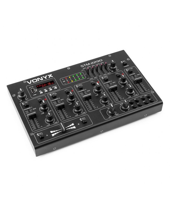 Vonyx STM2290 Mixer 6ch/eff/MP3/BT DJ mixers