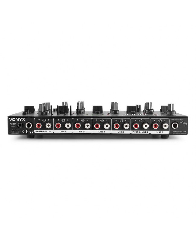 Vonyx STM2290 Mixer 6ch/eff/MP3/BT Mixer per DJ