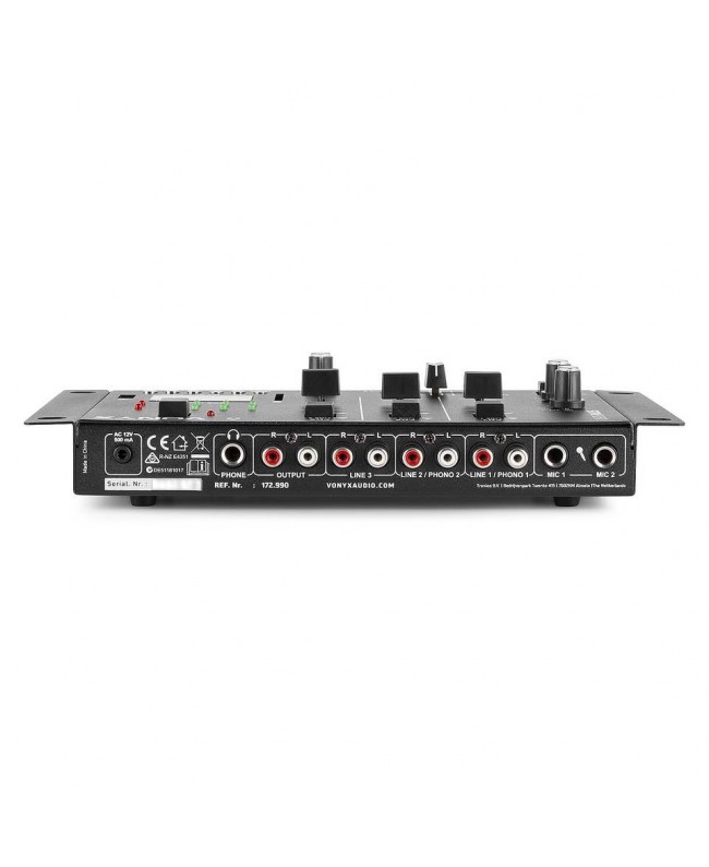 Vonyx STM3030 4ch Mixer, BT, MP3/Rec/LED DJ mixers