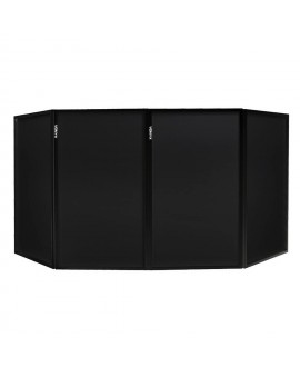 Vonyx DB2B Foldable DJscreen 120x70x4 Bl Tavoli per DJ