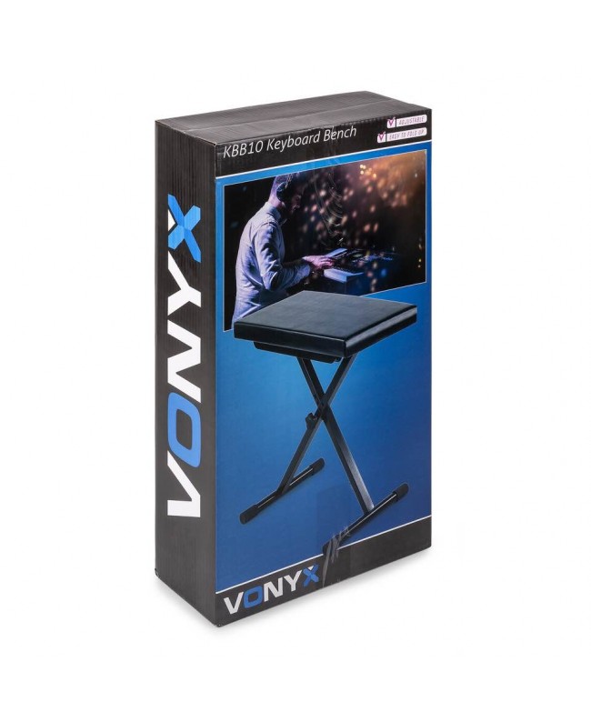 Vonyx KBB10 Keyboard Bench 40-60cm Supporti per tastiere