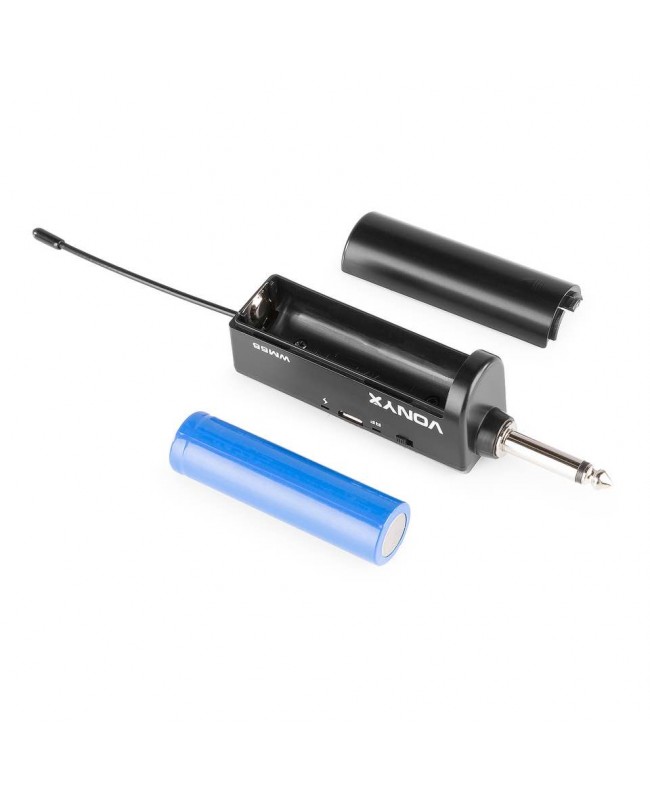 Vonyx WM552 Wirel.Dual Micro UHF plug-in Sistema wireless con trasmettitore palmare