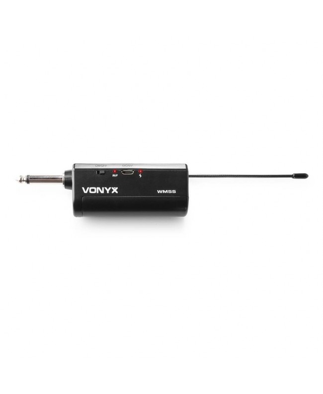 Vonyx WM552 Wirel.Dual Micro UHF plug-in Sistema wireless con trasmettitore palmare