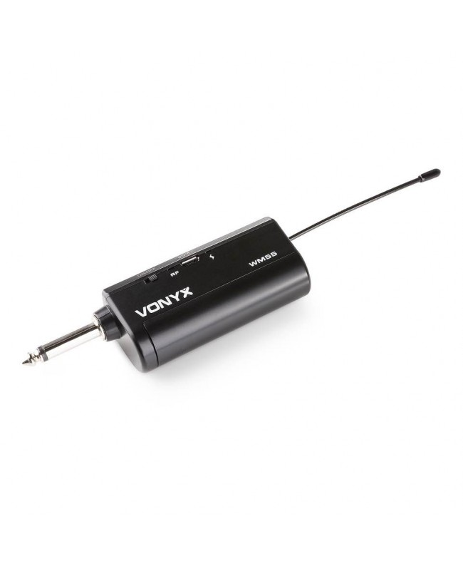 Vonyx WM552 Wirel.Dual Micro UHF plug-in Sistema wireless con trasmettitore palmare