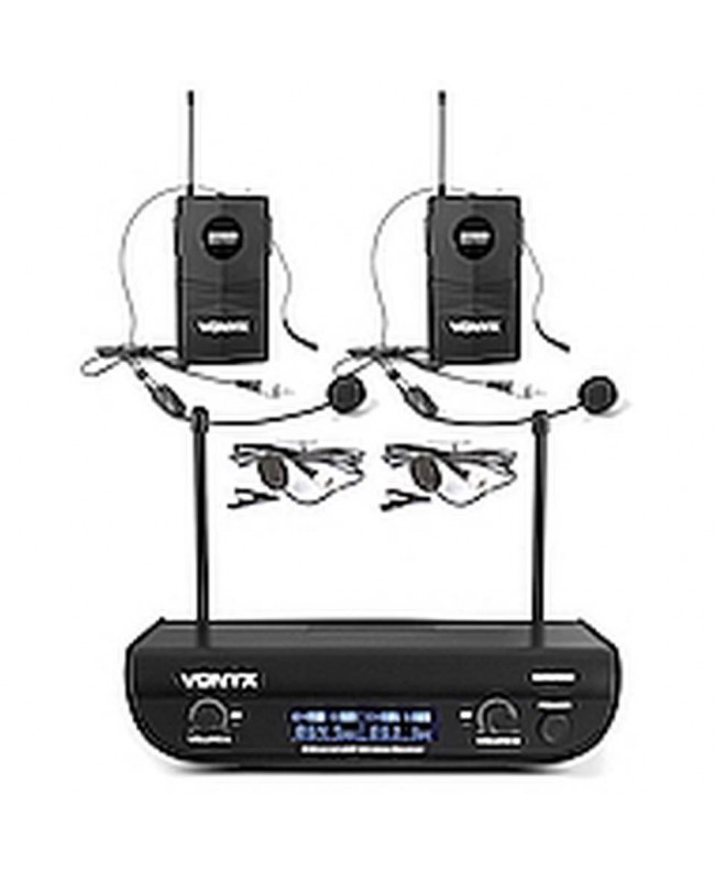 Vonyx WM82B Micro UHF digital 2ch BP Bodypack Receiver
