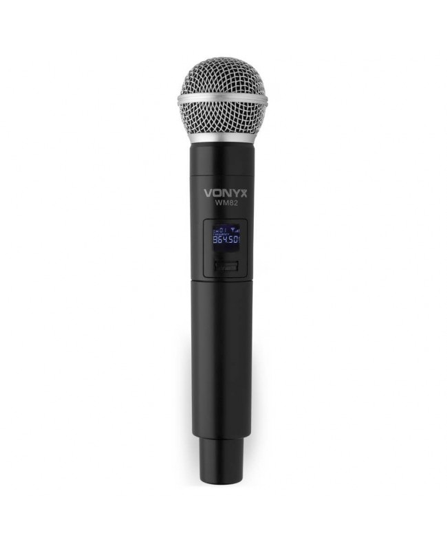 Vonyx WM82C Micro UHF digital 2ch BP+HH Ricevitore Bodypack