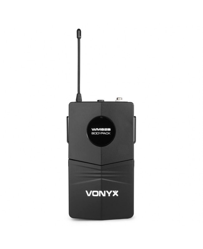 Vonyx WM82C Micro UHF digital 2ch BP+HH Ricevitore Bodypack
