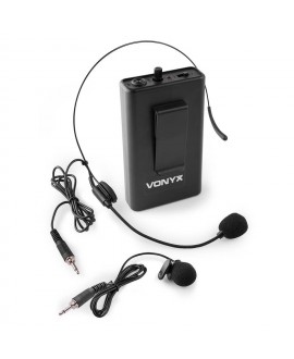Vonyx BP10 Bodypack Mic. Set 863.1 MHz Transmitters