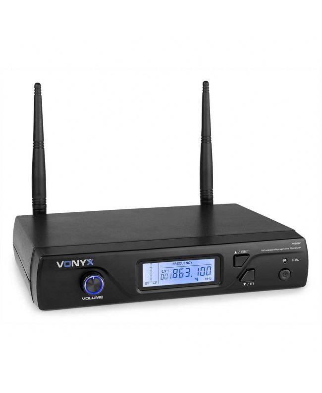 Vonyx WM61 Wirel.Micro UHF 16 Ch 1 Micro Receivers