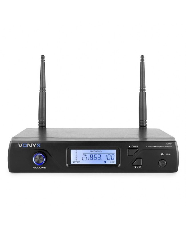 Vonyx WM61 Wirel.Micro UHF 16 Ch 1 Micro Receivers